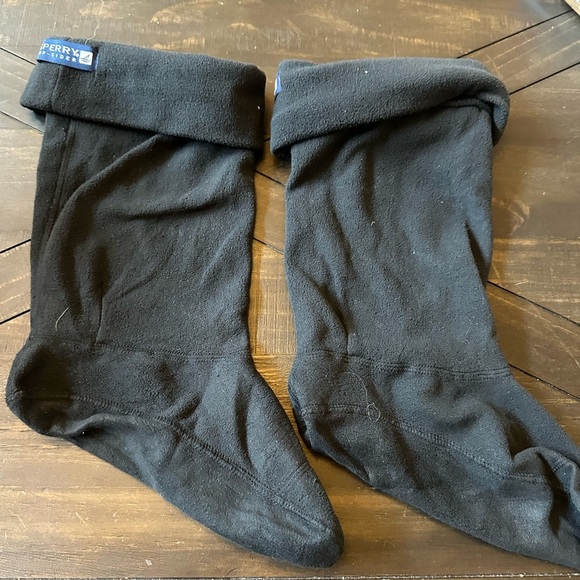 sperry top sider black rainboot socks - Picture 1 of 3